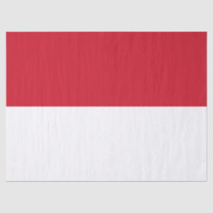 Flagge von Monaco Seidenpapier