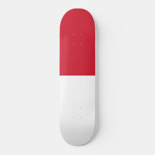 Flagge von Monaco Skateboard