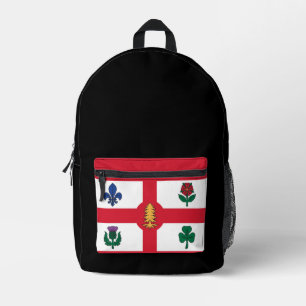 Flagge von Montreal, Quebec Bedruckter Rucksack