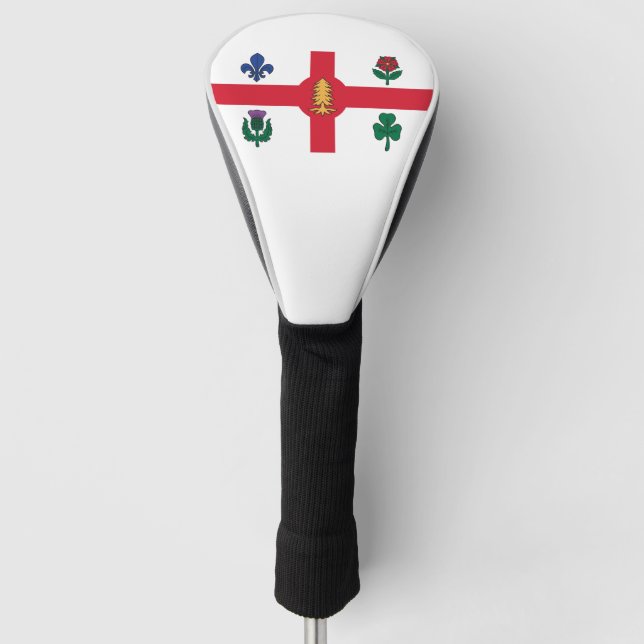 Flagge von Montreal, Quebec Golf Headcover (Vorderseite)