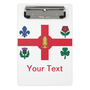 Flagge von Montreal, Quebec Mini-Zwischenablage Mini Klemmbrett