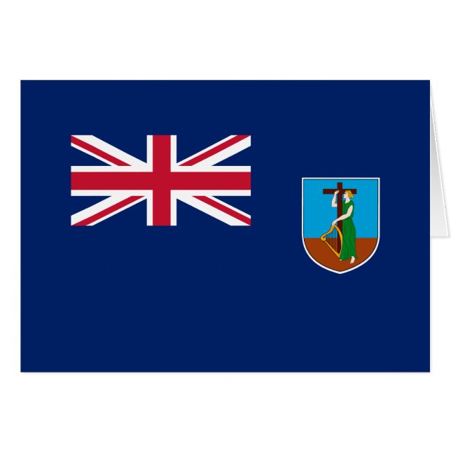 Flagge von Montserrat (Vorderseite (Horizontal))
