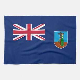 Flagge von Montserrat Geschirrtuch