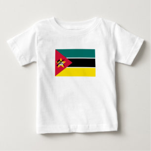 Flagge von Mosambik Baby T-shirt