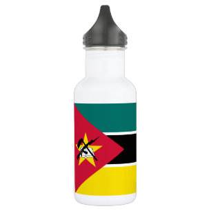 Flagge von Mosambik Edelstahlflasche