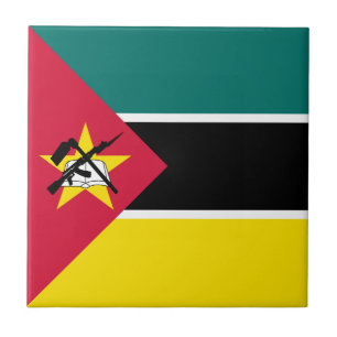Flagge von Mosambik Fliese