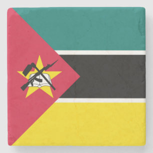 Flagge von Mosambik Steinuntersetzer