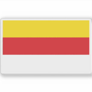 Flagge von Münster, Deutschland Aufkleber