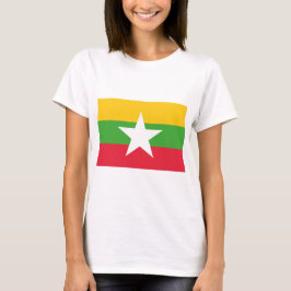 Flagge von Myanmar T-Shirt