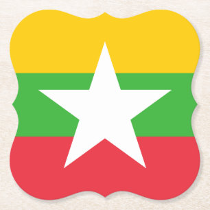 Flagge von Myanmar Untersetzer