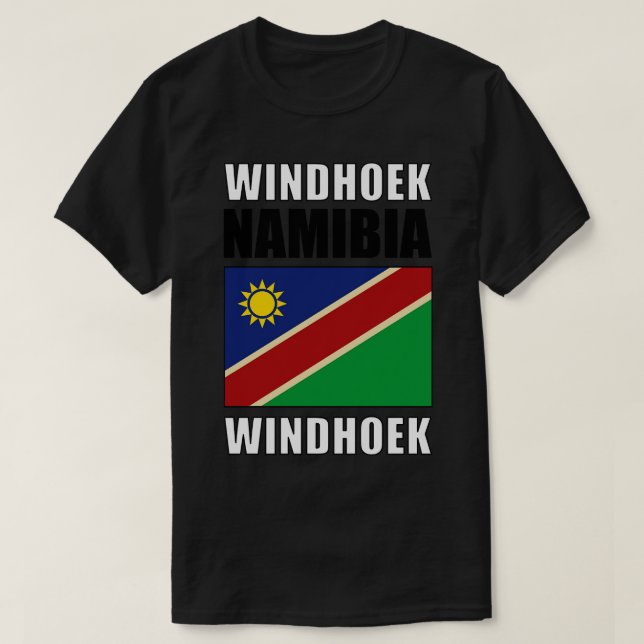 Flagge von Namibia T-Shirt (Design vorne)