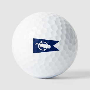 Flagge von Nantucket, Massachusetts Golfball