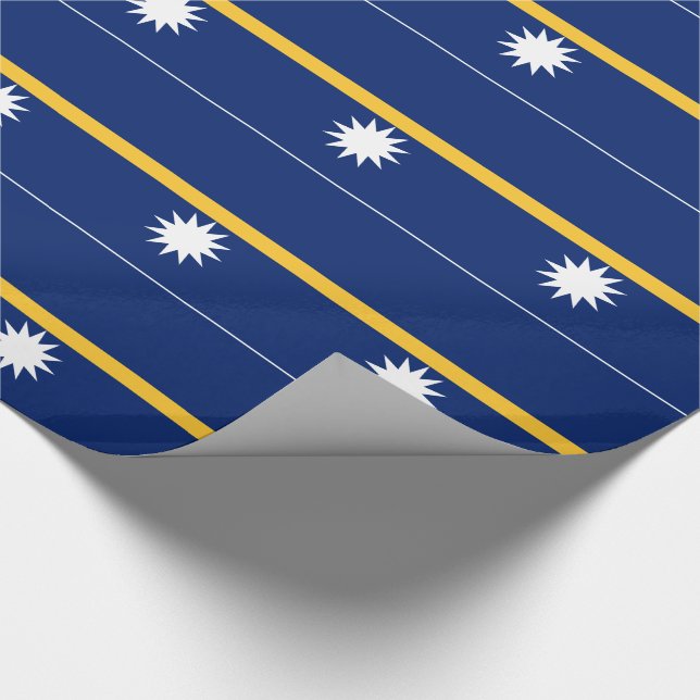 Flagge von Nauru Geschenkpapier (Ecke)