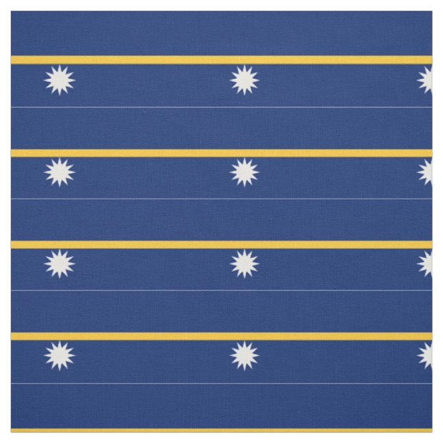 Flagge von Nauru Stoff (Muster)