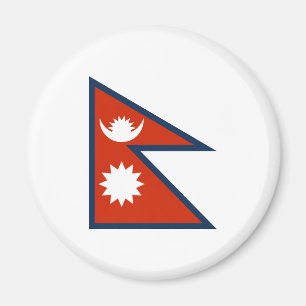 Flagge von Nepal Magnet