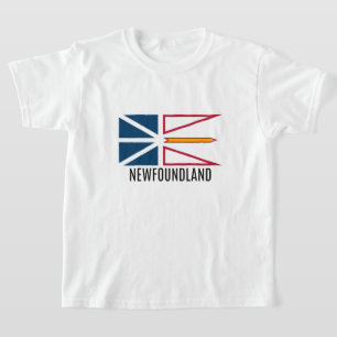 Flagge von Neufundland T-Shirt