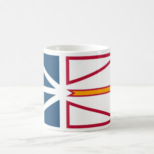 Flagge von Neufundland und Labrador (Kanada) Kaffeetasse