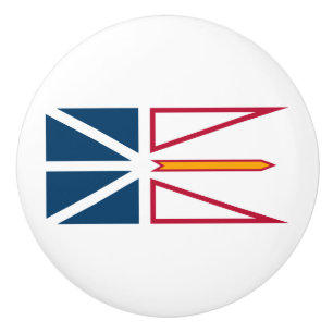 Flagge von Neufundland und Labrador (Kanada) Keramikknauf