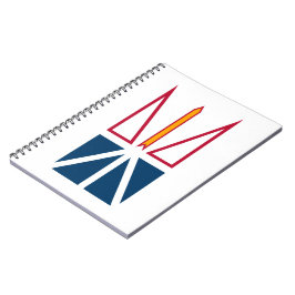 Flagge von Neufundland und Labrador (Kanada) Notizblock