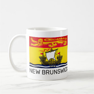 Flagge von New Brunswick, Kanada Kaffeetasse
