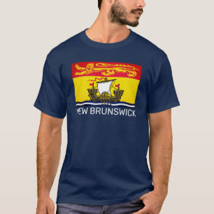 Flagge von New Brunswick, Kanada T-Shirt