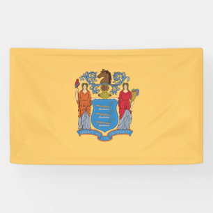 Flagge von New Jersey Banner