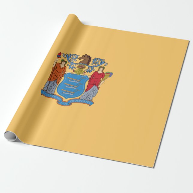 Flagge von New Jersey Geschenkpapier (Ungerollt)