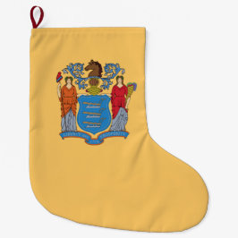Flagge von New Jersey Großer Weihnachtsstrumpf
