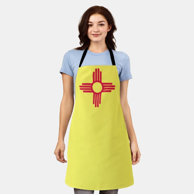 Flagge von New Mexico Schürze (Getragen)