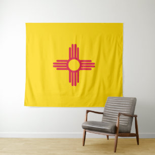 Flagge von New Mexico Wandteppich