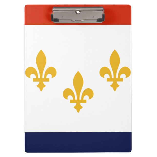 Flagge von New Orleans, Clipboard Louisiana Klemmbrett (Vorderseite)