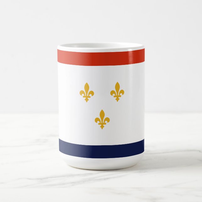 Flagge von New Orleans Kaffeetasse (Mittel)