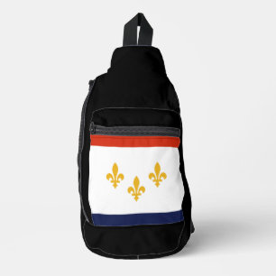 Flagge von New Orleans, Louisiana Crossbody Bag
