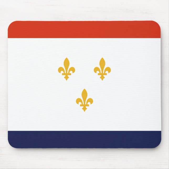 Flagge von New Orleans Mousepad (Vorne)