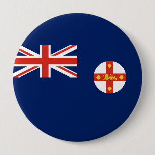 Flagge von New South Wales (australischer Staat) Button