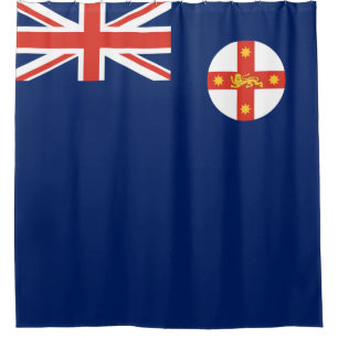Flagge von New South Wales (australischer Staat) Duschvorhang