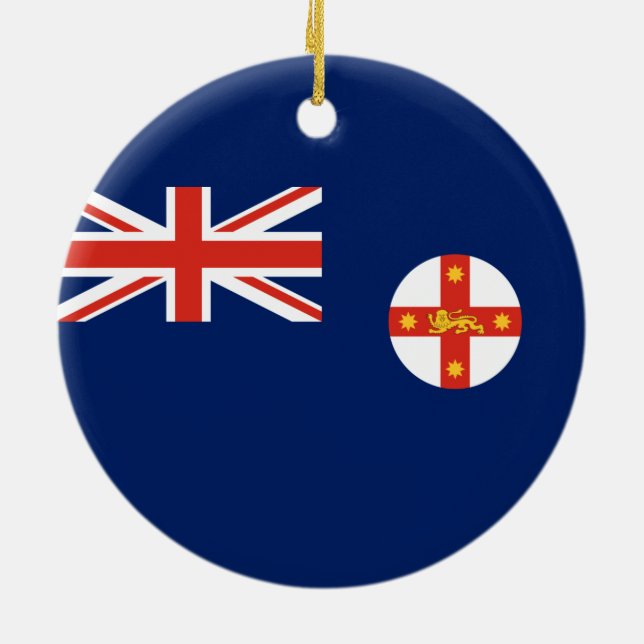 Flagge von New South Wales (australischer Staat) Keramik Ornament (Hinten)