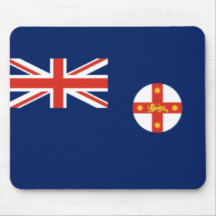 Flagge von New South Wales (australischer Staat) Mousepad