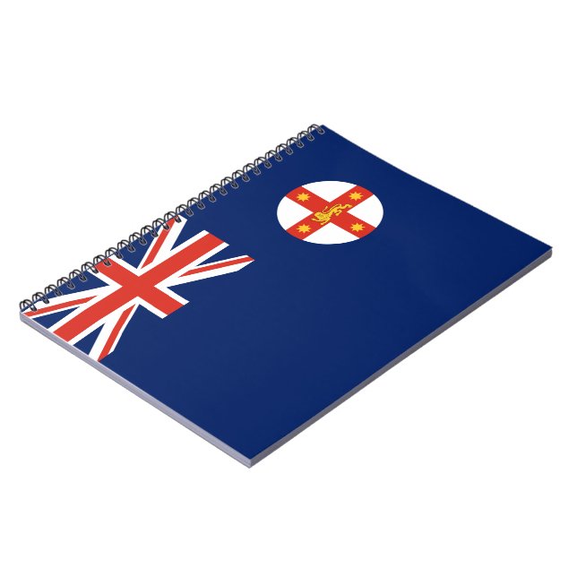 Flagge von New South Wales (australischer Staat) Notizblock (Linke Seite)