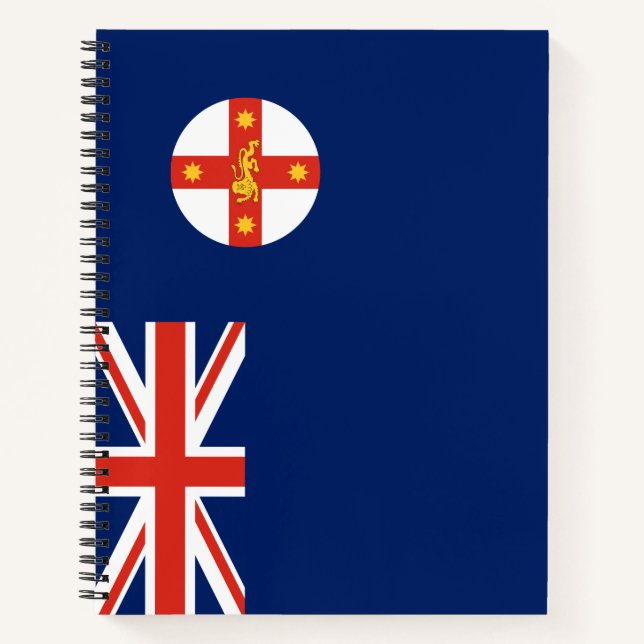 Flagge von New South Wales (australischer Staat) Notizbuch (Vorderseite)