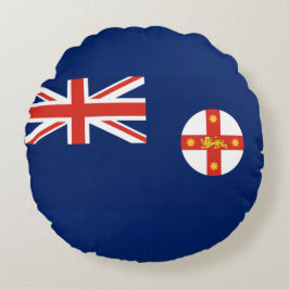 Flagge von New South Wales (australischer Staat) Rundes Kissen