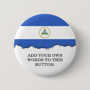 Flagge von Nicaragua Button