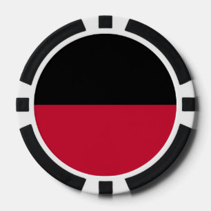 Flagge von Nijmegen Pokerchips