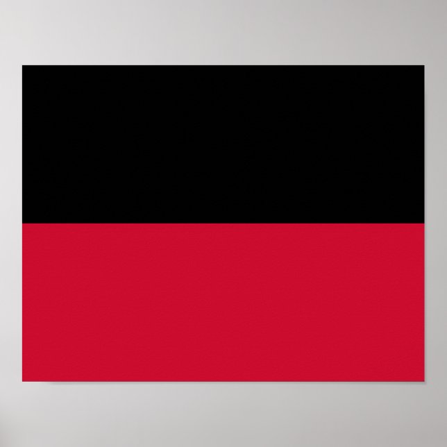 Flagge von Nijmegen Poster (Vorne)