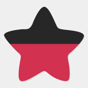 Flagge von Nijmegen Stern-Aufkleber