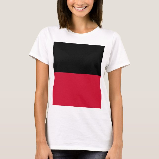 Flagge von Nijmegen T-Shirt (Vorderseite)