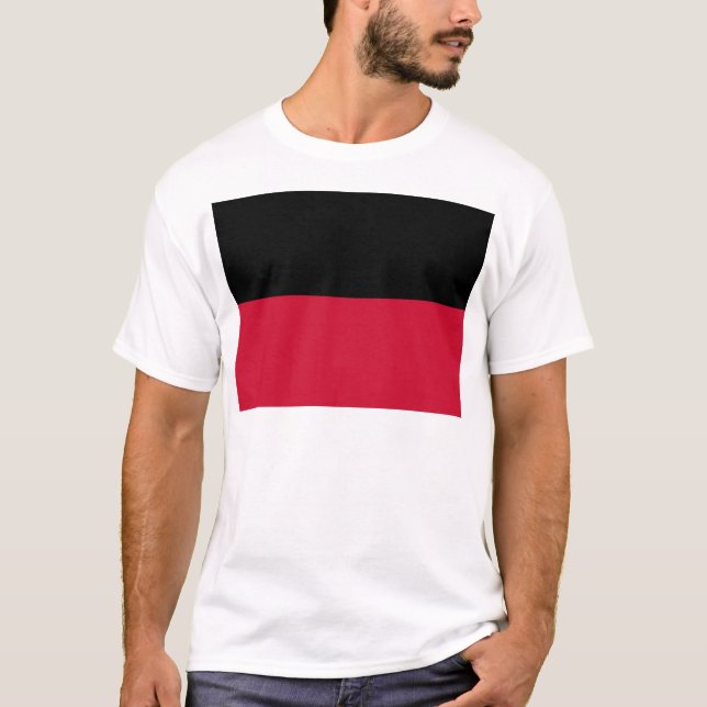 Flagge von Nijmegen T-Shirt (Vorderseite)