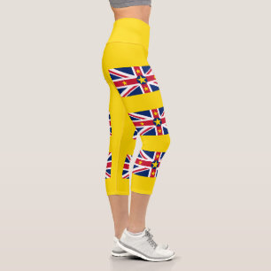 Flagge von Niue Capri Leggings