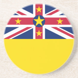 Flagge von Niue Getränkeuntersetzer