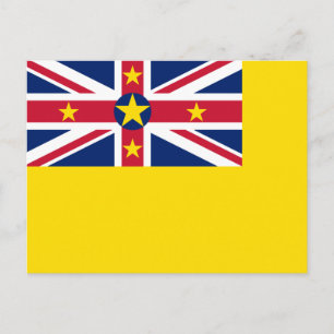 Flagge von Niue Postkarte